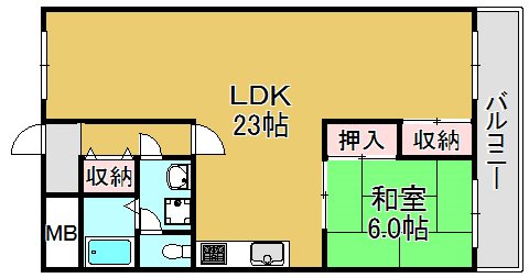 長田センタービル 間取り
