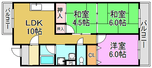 第3清風ハイツ 間取り