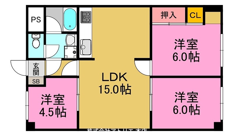 シャトー寿楽 間取り